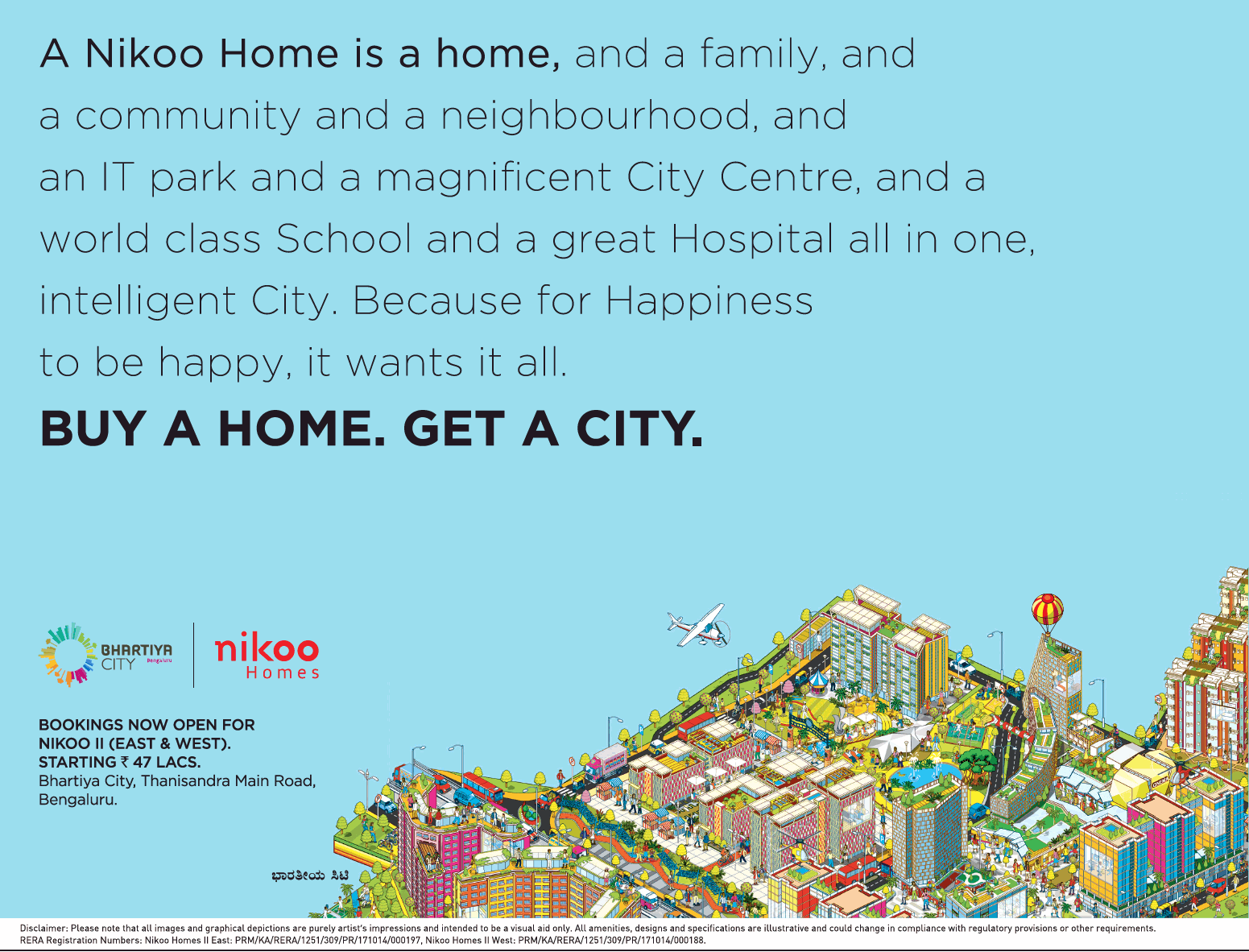 Booking now open for Bhartiye Nikoo Homes 2 in Bangalore